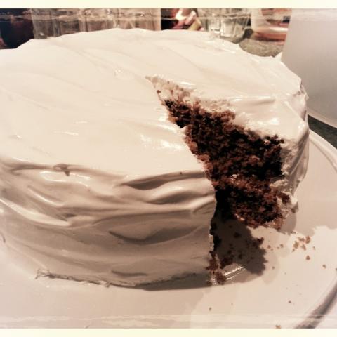 My first try at Molasses Layer Cake.