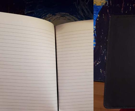 Some 2mm elastic cord saves the day! Add a few strands of 2mm elastic cord, slide in the notebook insert, profit!